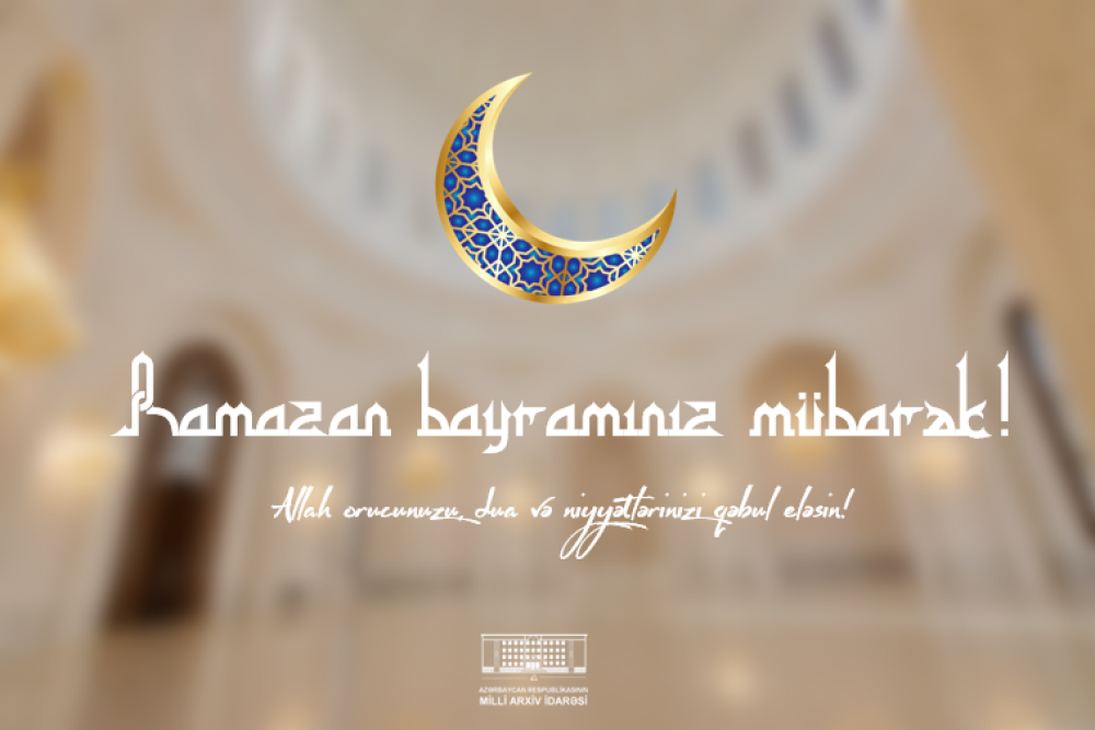 Ramazan bayramınız mübarək!